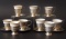 DEMITASSE SETS W/STERLING HOLDERS