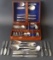 LAUFFER MID CENTURY STAINLESS STEEL FLATWARE SET