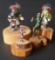 MINIATURE KACHINA DOLLS (4)