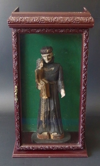 ANTIQUE SANTOS WITH CHRIST CHILD