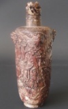 CARVED CHINESE SOAPSTONE SNUFF BOTTLE