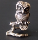 CARTIER STERLING OWL FIGURINE