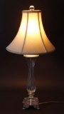 VINTAGE SCHONBEK CRYSTAL TABLE LAMP
