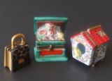 LIMOGES FIGURAL WHIMSY BOXES