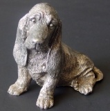 STERLING SILVER DOG FIGURINE