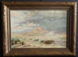 FRANK GIRARDIN DESERT LANDSCAPE PAINTING