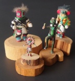 MINIATURE KACHINA DOLLS (4)