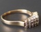 VINTAGE 10KT GOLD & DIAMOND RING