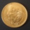 1945 MEXICAN 2 1/2 PESOS GOLD COIN