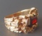 VINTAGE 14KT GOLD NUGGET RING