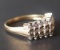 10KT GOLD & DIAMOND RING