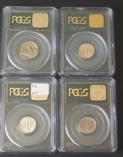 PCGS GRADED U.S. COINS (4)