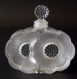 LALIQUE 'TWO FLOWERS' SCENT BOTTLE