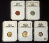 NGC GRADED U.S. COINS (5)