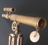 VINTAGE HAMPTON NAUTICAL BRASS TELESCOPE