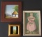 3 MINIATURE OIL PAINTINGS