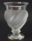 LALIQUE 'ERMENONVILLE' FOOTED VASE