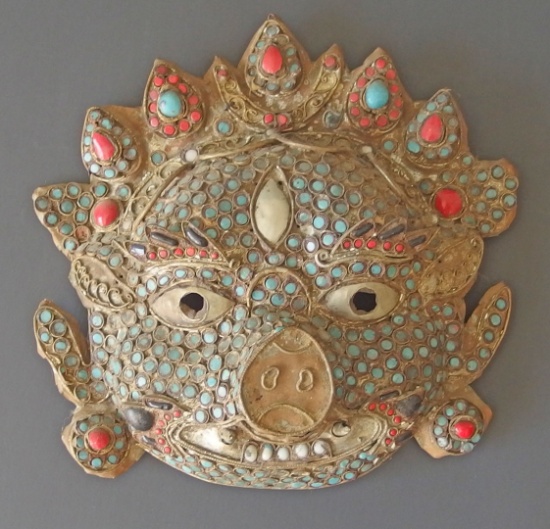 BEJEWELED NAPALESE INLAID MASK