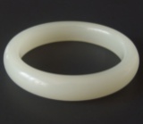 CHINESE WHITE JADE BANGLE