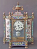 CHINESE CLOISONNE CLOCK