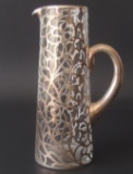 ALVIN STERLING OVERLAY PITCHER