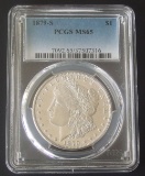 1879-S MS65 PCGS MORGAN SILVER DOLLAR COIN