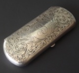 VICTORIAN STERLING EYE GLASS CASE