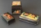 3 VINTAGE RUSSIAN LACQUERED BOXES