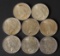 8 HIGH GRADE SILVER PEACE DOLLAR COINS