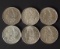 6 HIGH GRADE MORGAN SILVER DOLLAR COINS