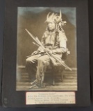 NATIVE AMERICAN PHOTOGRAPH ALBUM WITH NOTATIONS