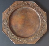 CARL DETTNER ART NOUVEAU ESSLINGEN COPPER TRAY