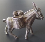 STERLING SILVER DONKEY FIGURINE