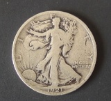 1921 WALKING LIBERTY SILVER HALF DOLLAR COIN