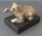 BRONZE BEAR SCULPTURE