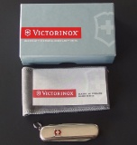 VICTORINOX STERLING SILVER POCKET KNIFE W/ BOX