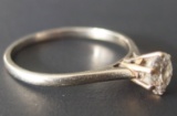 ANTIQUE 18KT GOLD & DIAMOND RING