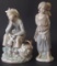 LLADRO PORCELAIN FIGURINES (2)