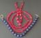 CORAL & LAPIS BEADED NECKLACES