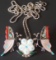 SIGNED ZUNI BUTTERFLY STERLING PENDANT