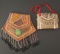 IROQUOIS WHIMSEY BEADED PURSES (2)