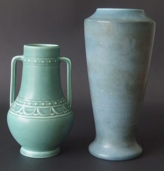ROOKWOOD PRODUCTION VASES (2)