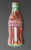 COCA-COLA CHRISTMAS BOTTLE THERMOMETER