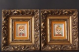 MINIATURE OIL PAINTINGS CHILDREN (2)