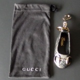 GUCCI 'JOLENE BALLERINA' KEY CHAIN W/ POUCH