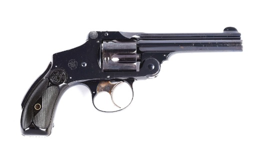 (C) S&W Safety Hammerless 5th Model Double Action Revolver.