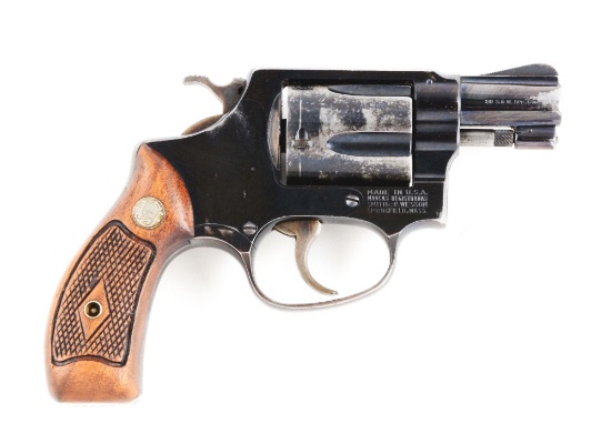 (C) S&W Pre-Model 36 Double Action Revolver.