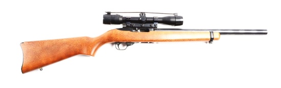 (M) Custom Target Ruger Model 10/22 Semi-Automatic Rifle.