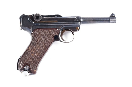 (C) Kreighoff Late S Code 1935 Luger Semi-Automatic Pistol (Luftwaffe).