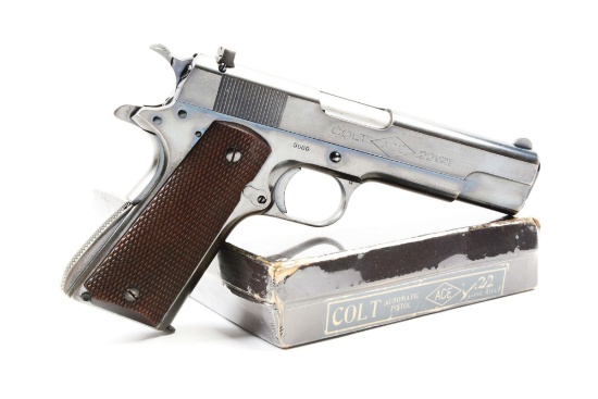 (C) Fine Colt Pre-War Ace Model 1911-A1 Semi-Automatic Pistol with Box.